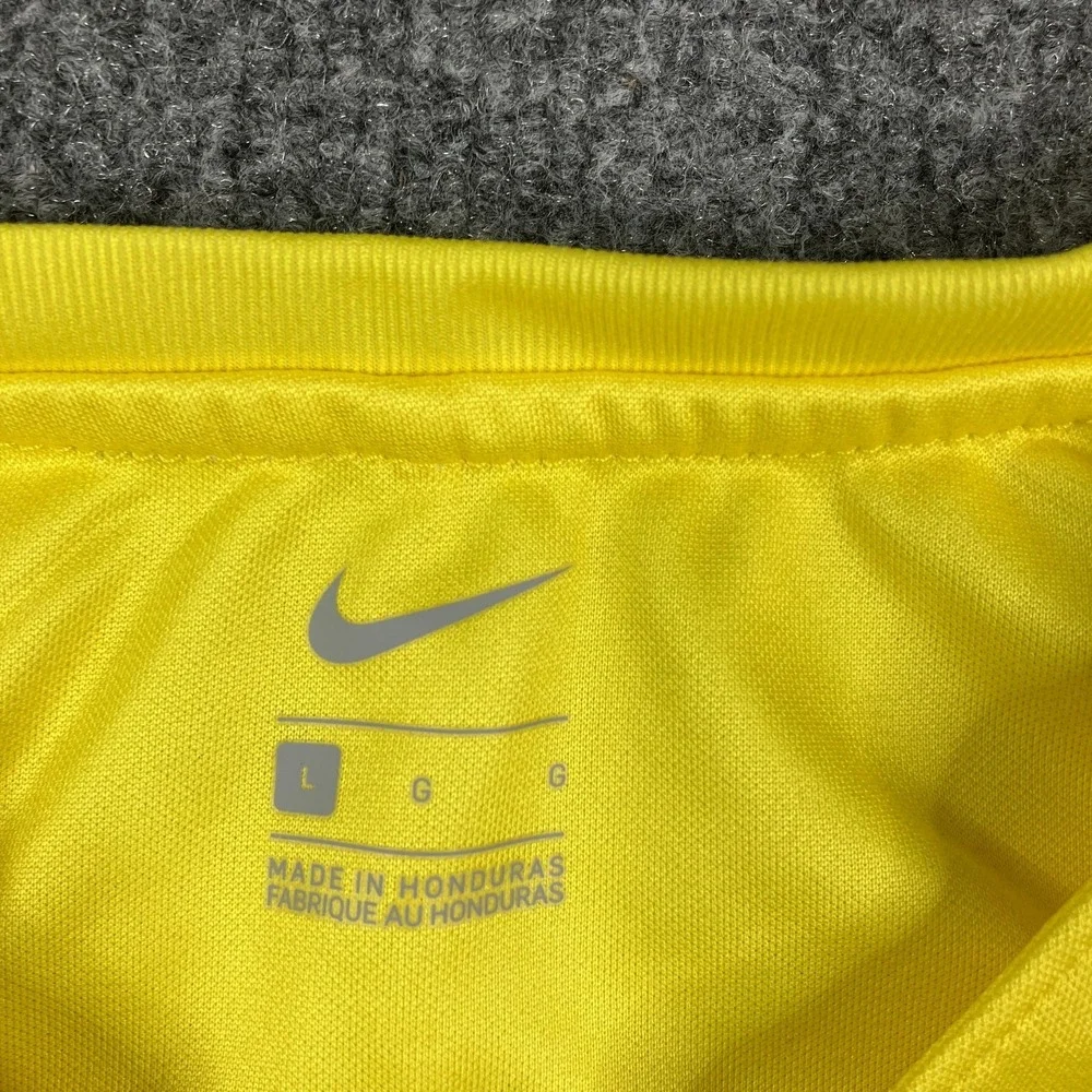 Nike Soccer Jersey Womens‎ Large Yellow Chelsea FC Yokohama Short Sleeve